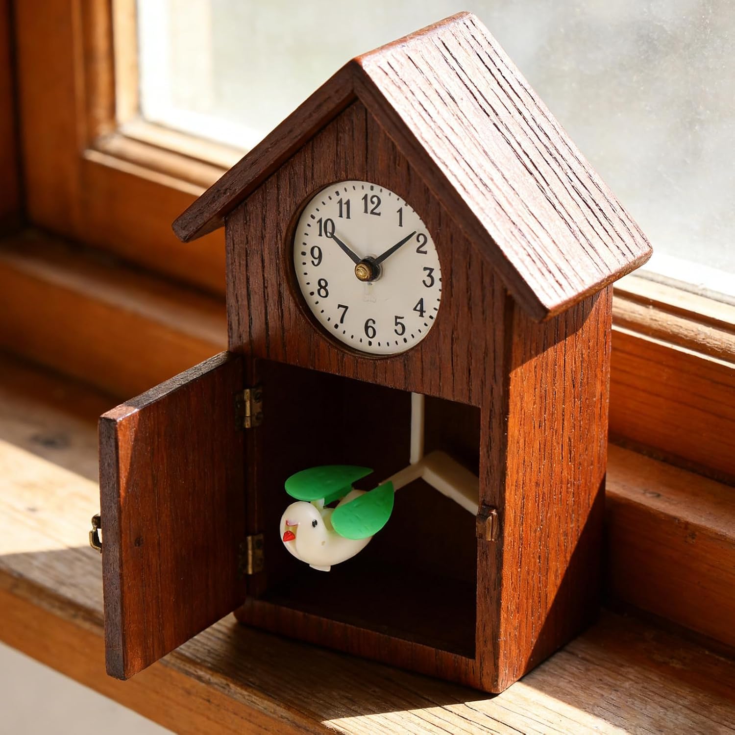 Singing Bird DIY for Easy Installation with Classic Cuckoo Sound 4pcs Decorative Replacement Part Cuckoo Wall Clock Retro Plastic Vintage Clock Bird for DIY Repair