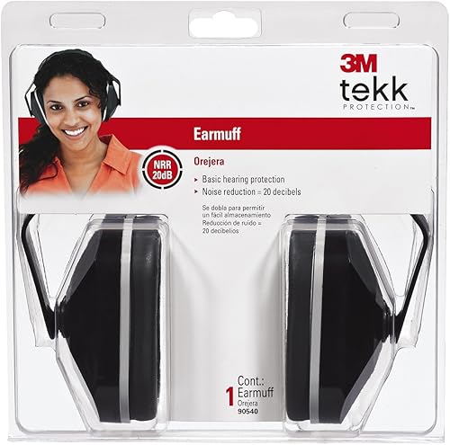 Miniatura 2 de 3M Safety TEKK Protection - Orejera básica, color negro, talla única
