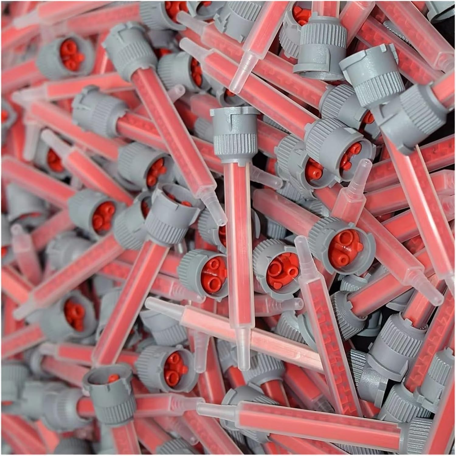 500pcs Static Mixing Nozzle 10:1 AB Glue Mixed Tube Epoxy Resin Adhesive Applicator Static Mixer 90mm Squares Mixing Nozzles Set