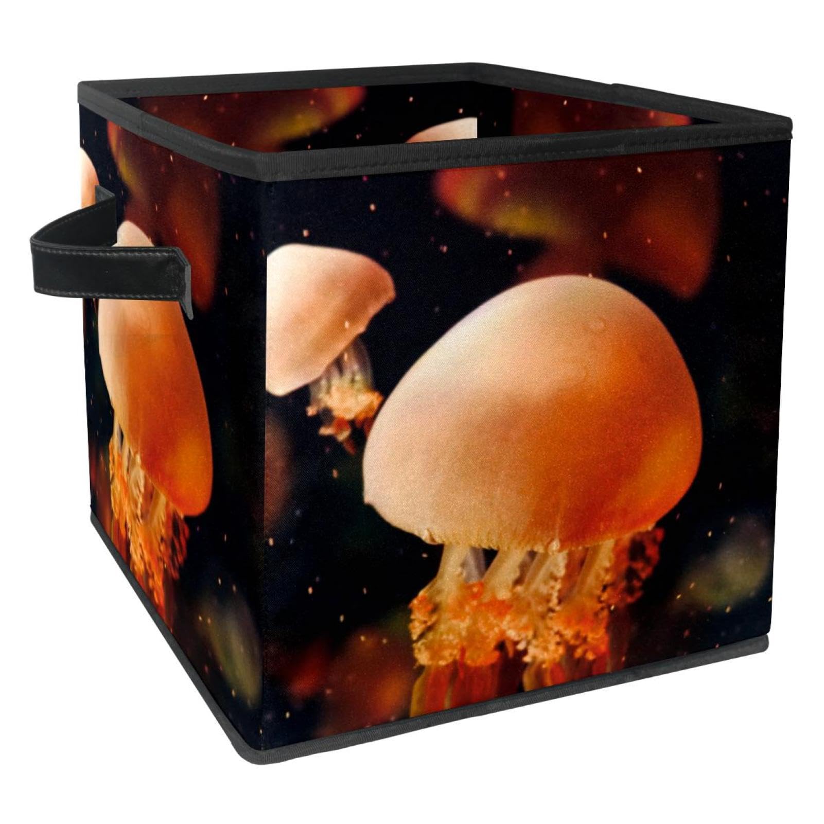 Boîte de rangement pliable cube méduse en tissu pour vider la chambre et le placard