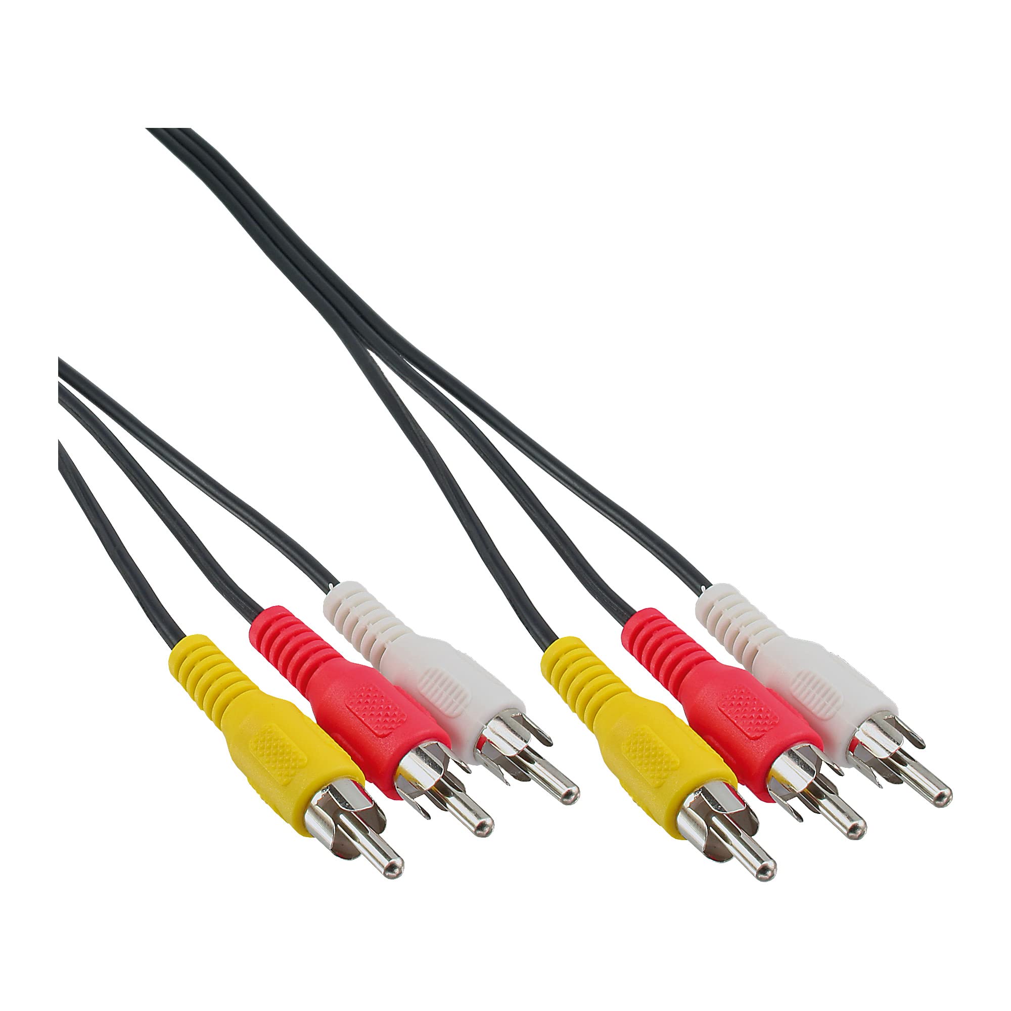 InLine® 2m 3x RCA Male to Male AV Cable