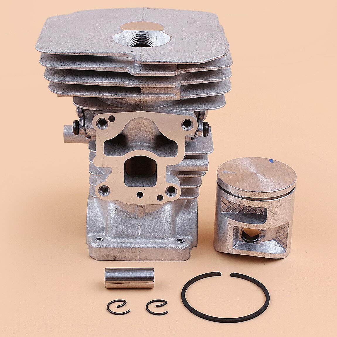 41 mm Zylinderkolben-Set passend für Husqvarna 135 140 135E 140E Kettensäge, Nikasil beschichtet