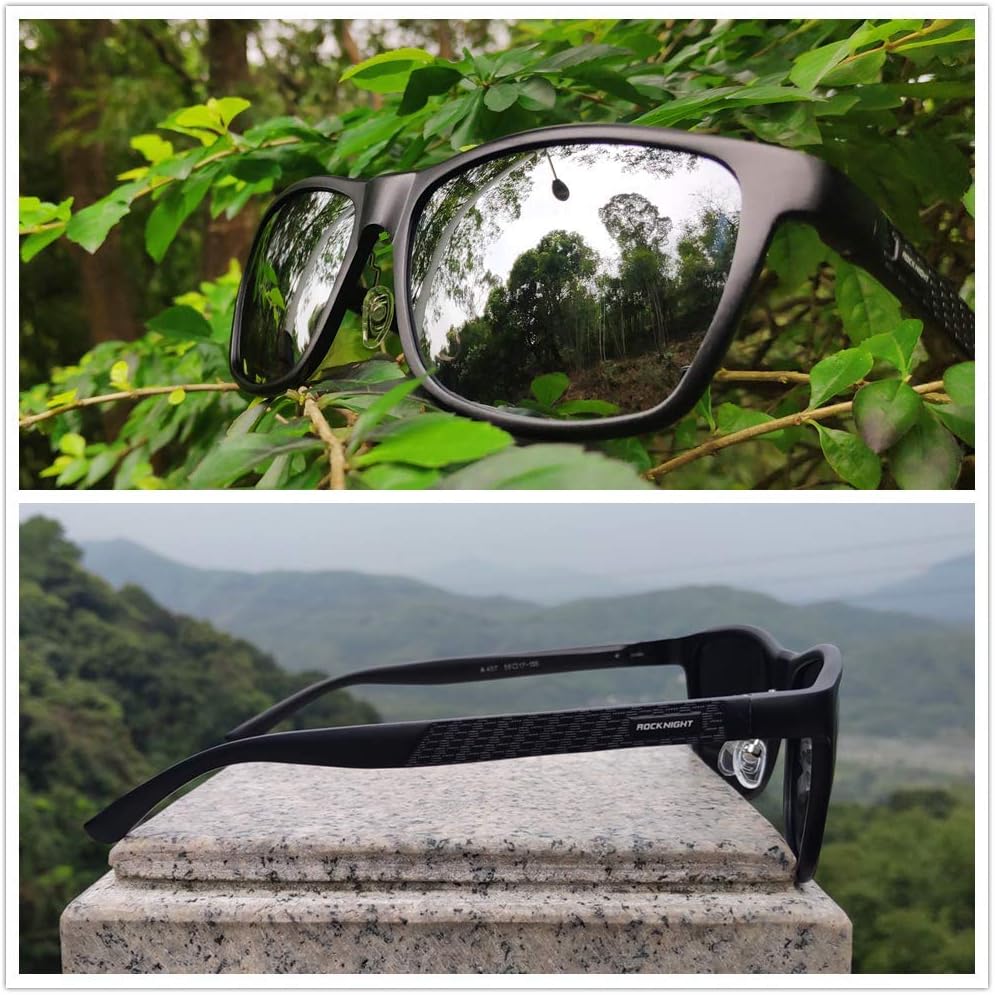 ROCKNIGHT HD Polarized UV400 Protection Outdoor Hiking Sunglasses