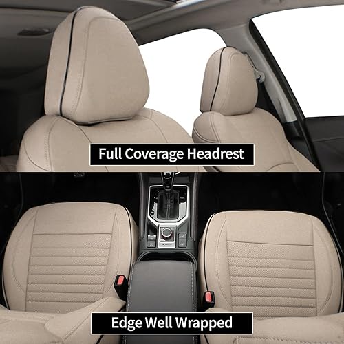 Vista 4 de EKR Impreza Fundas de asiento para Subaru Impreza 2017 2018 2019 2020 2021 2022 2023 Limited, juego completo de fundas de asiento de coche para SUV