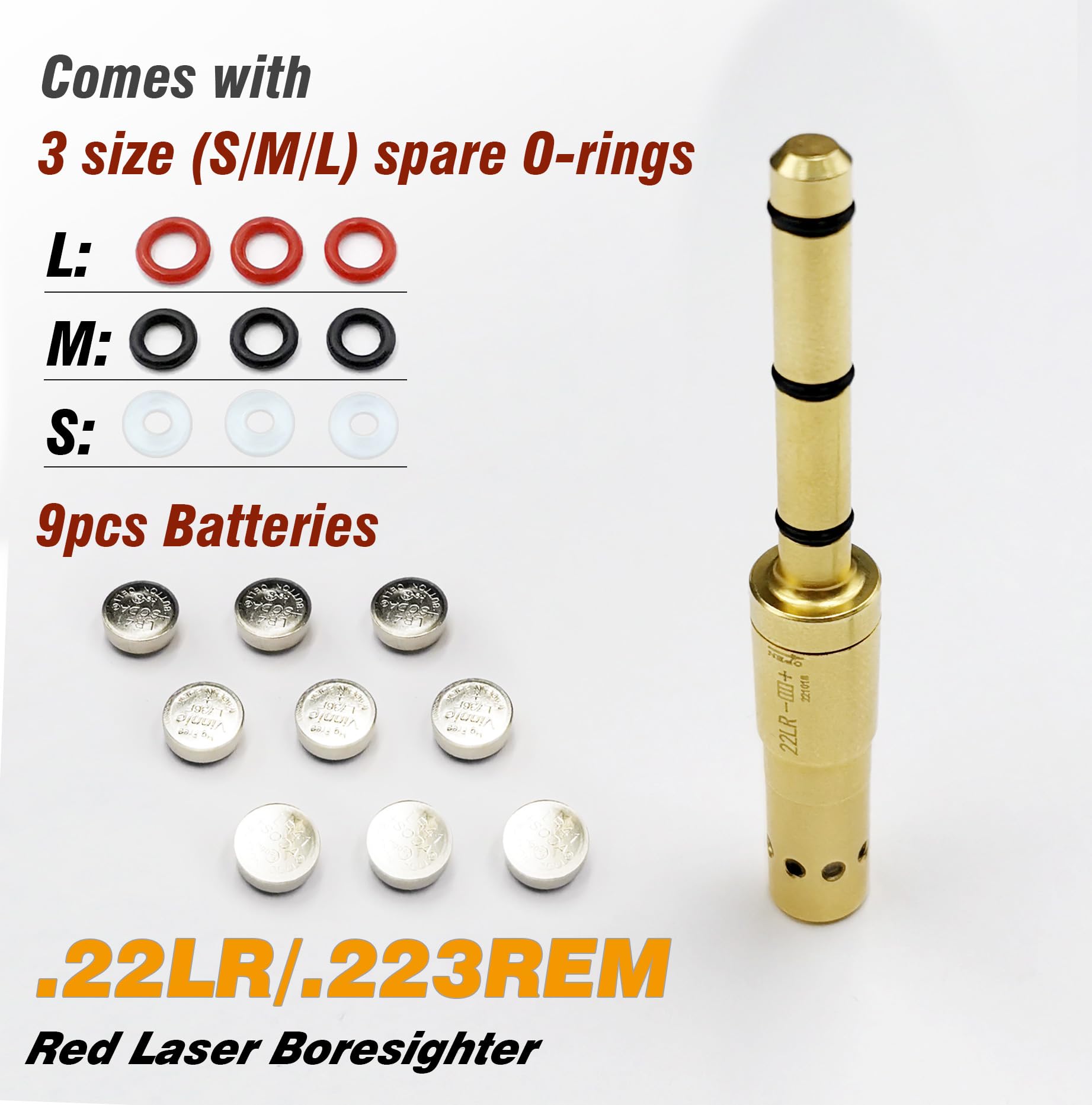 BOOLIT EYE Special Laser Boresighter End Barrel Laser Bore Sight Accurately and Easy to Fit Revolvers Pistols Rifle and Air Guns — view 3