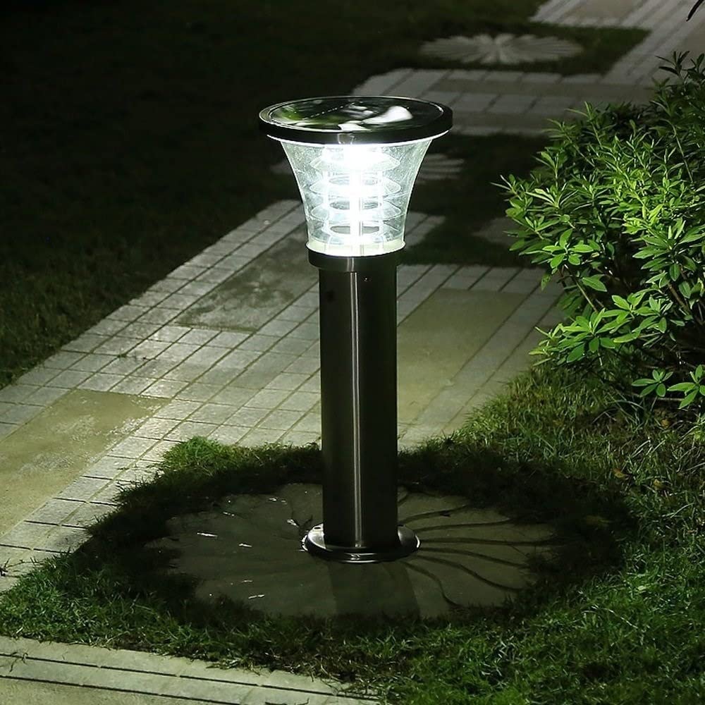 60 cm, na zewnątrz ze stali nierdzewnej solarny trawnik światło zewnętrzne willa dekoracja trawy błoto lampa wodoodporna rdza zewnętrzna światło słoneczne podwórko ogrodzenie trawnika światło