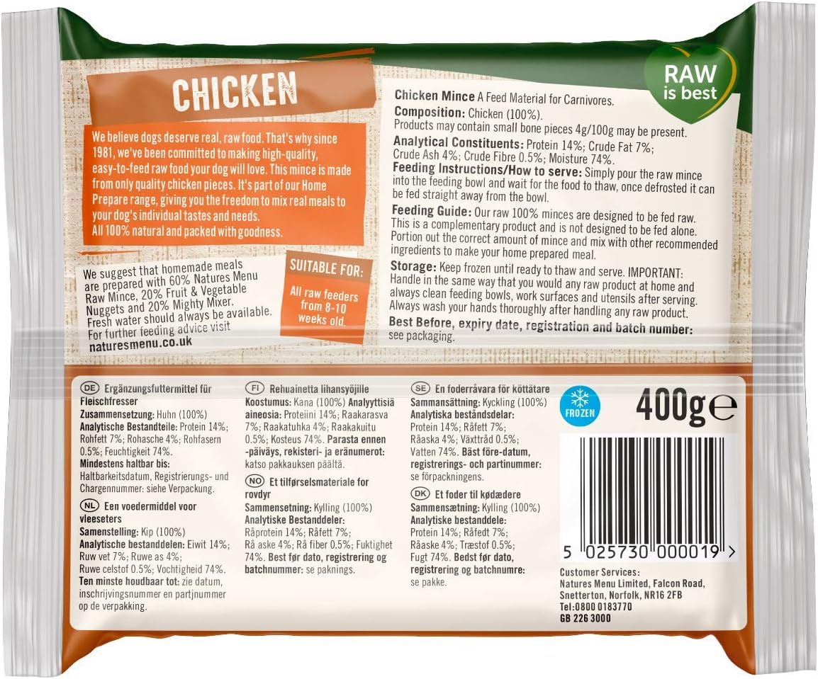 natures menu frozen mince