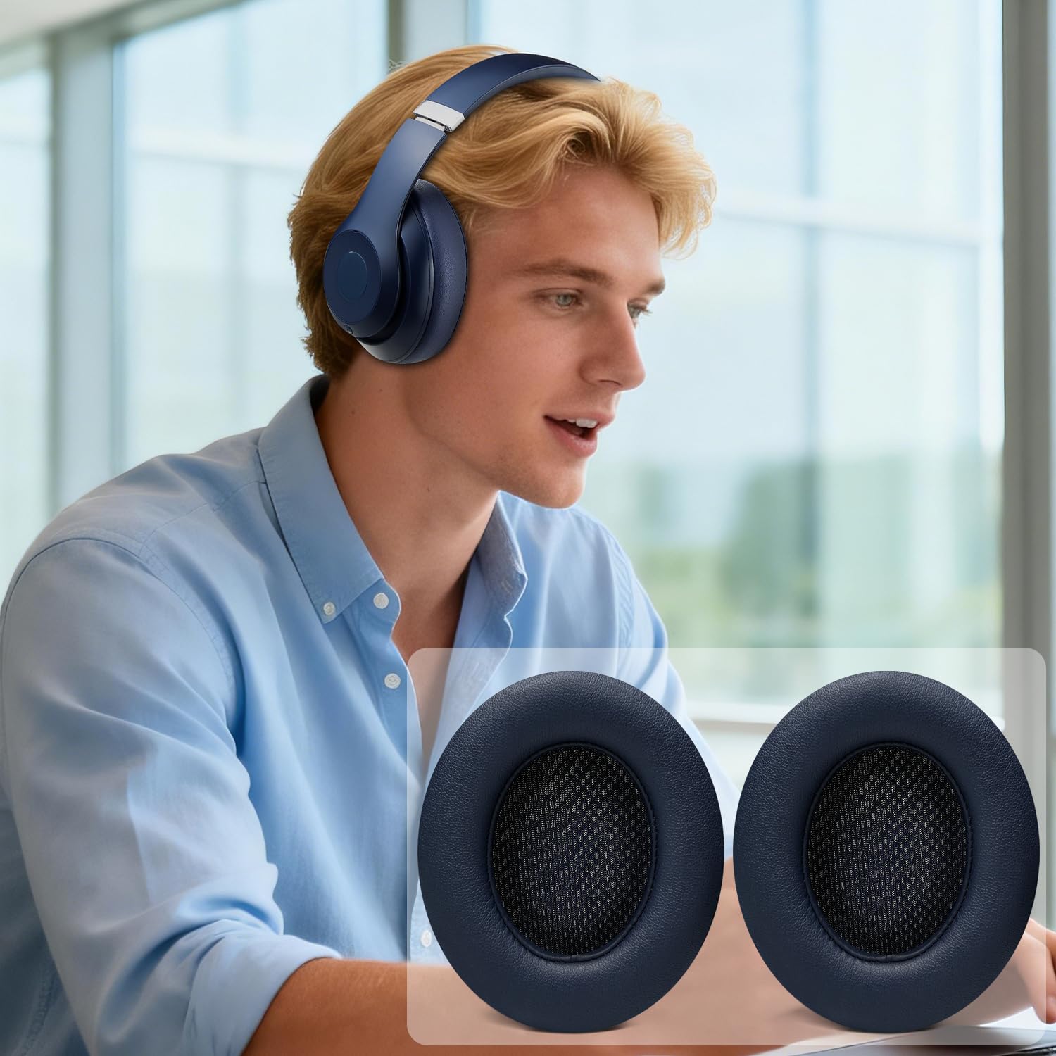 Amazon | SoloWIT イヤーパッド イヤークッション Beats Studio3
