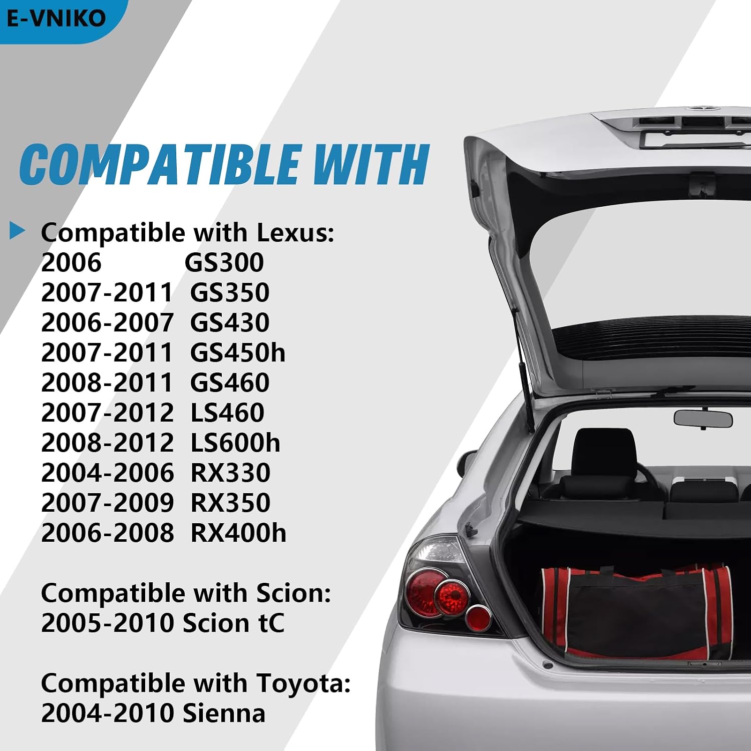 Rear Liftgate Release Switch Compatible with 2004-2010 Sienna 2005-2010 Scion tC 2004-2009 RX330 RX350 2006-2011 GS350 2007-2012 LS460 Trunk Hatch Button Replaces 84840-08010 901-705