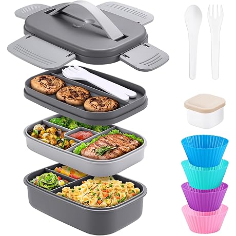 Bento Box Adult Lunch Box: Pack & Enjoy Healthy Meals Effortlessly