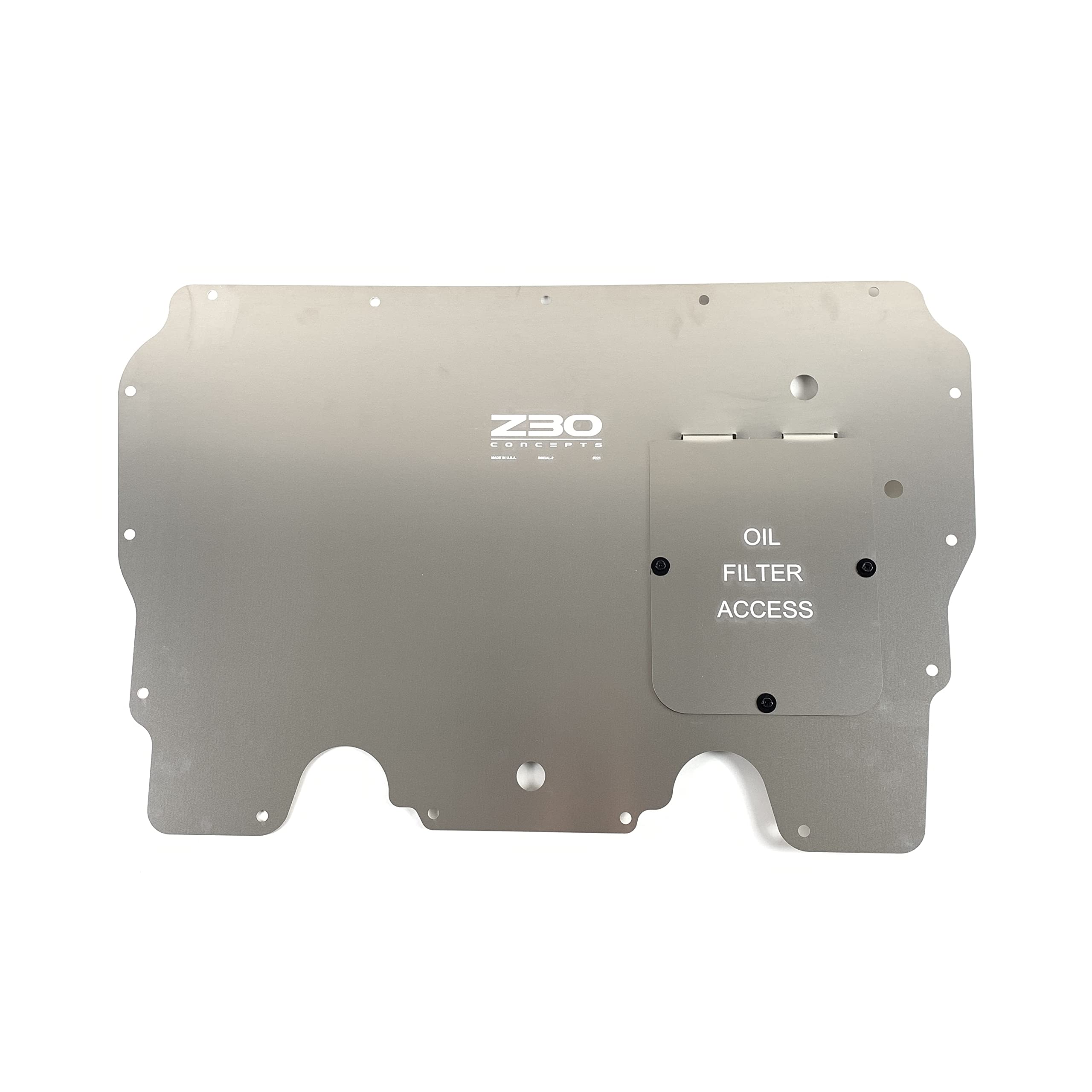 Aluminum Engine Splash ShieldGuardUnder TraySkid Plate for SC400 product thumbnail 2