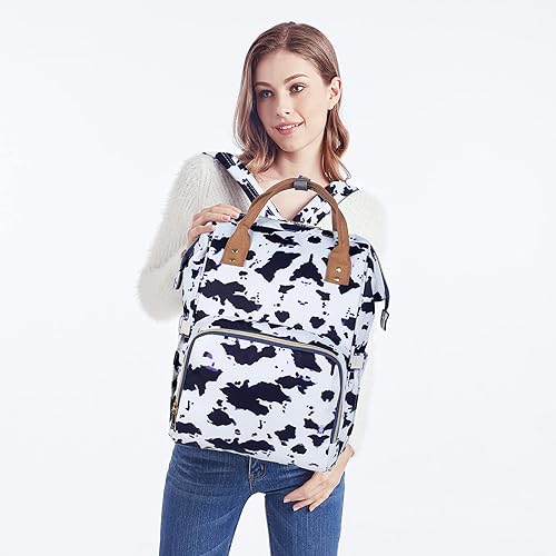 Miniatura 2 de LIMHOO 4 en 1 bolsa de pañales mochila conjunto para bebés niñas mamá gran capacidad impermeable bolsa de cuidado del bebé multifunción bolsa de