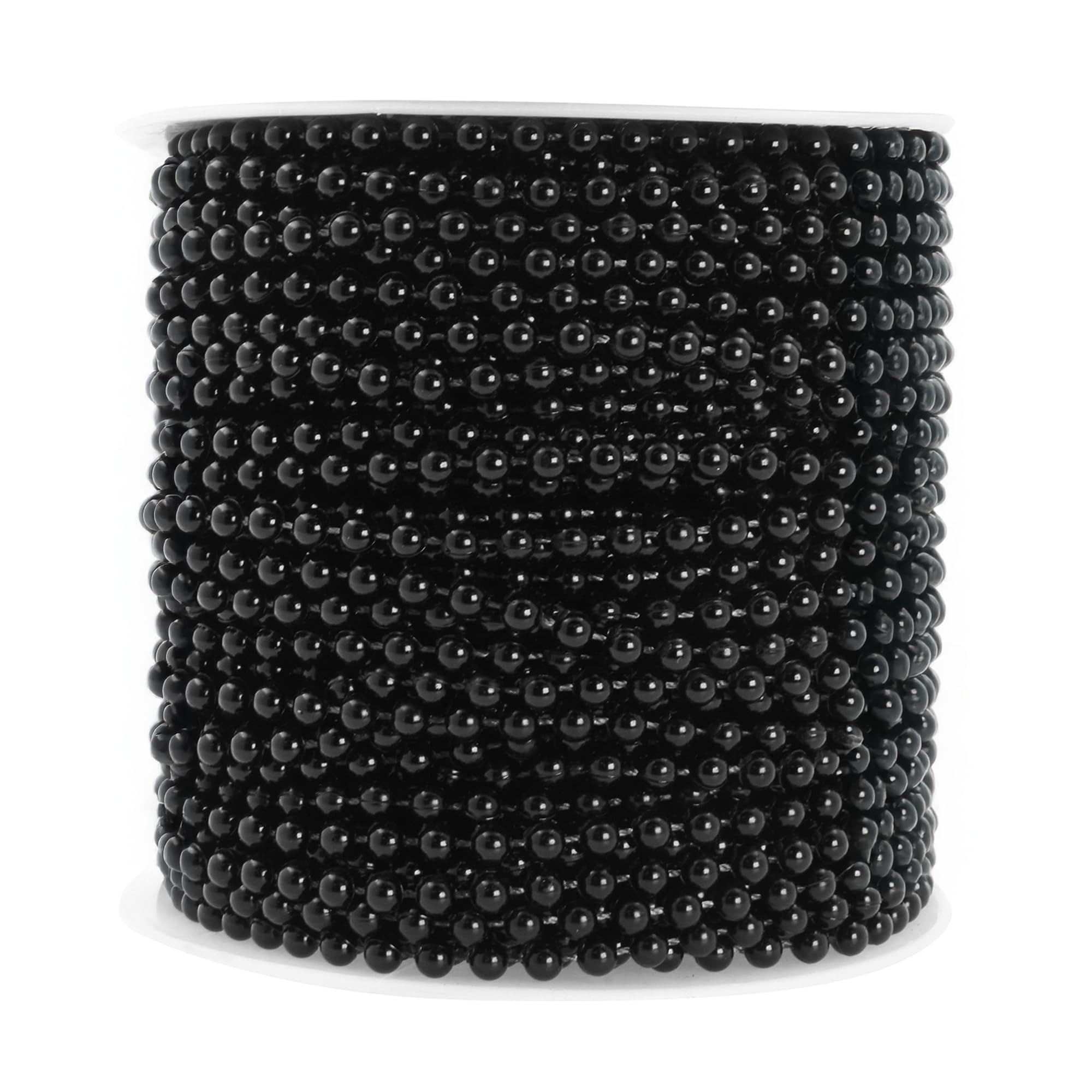 Amazon.com: Mandala Crafts 4mm Faux Black Pearl Beads Roll - 44