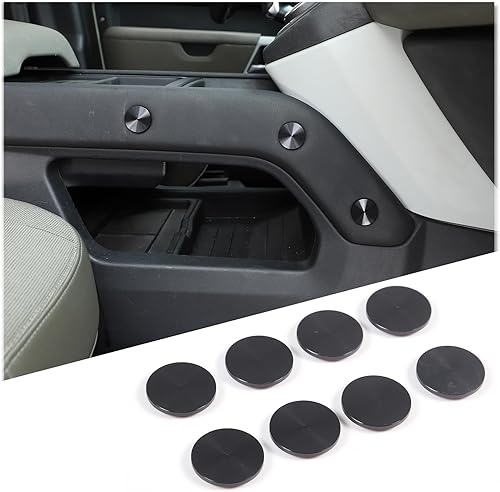 Cubierta decorativa de tornillo para accesorios Land Rover Defender 2020-2023, 8 piezas de aleación de aluminio para protección de tornillos de