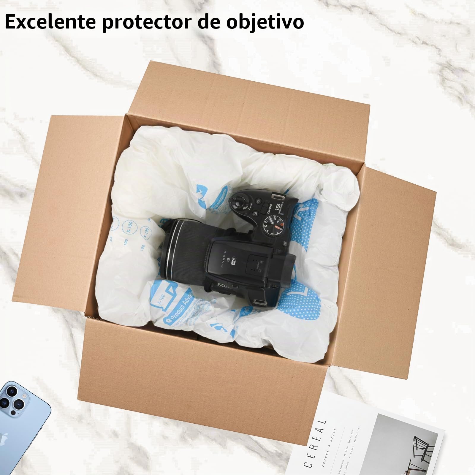 8 paquetes de espuma expandible de 14 x 16 pulgadas para PC y artículos de forma irregular, espuma de embalaje expandible a prueba de golpes, material protector de envío de computadora para