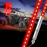 Vista 10 de BESTZHEYU Luz de látigo LED de 0.9M para camión, antena de luz LED de látigo de 3 pies para ATV UTV RZR Polaris Off-Road Duna de arena Buggy 4x4, 1