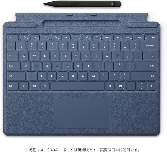 Microsoft Official Store Exclusive 2 Piece Set: Surface Pro 11th Gen 13 Snapdragon X Plus 16GB 512GB Sapphire ZHY-00040 + Surface Pro Keyboard with Slim Pen Pen Included Sapphire 8X6-00209