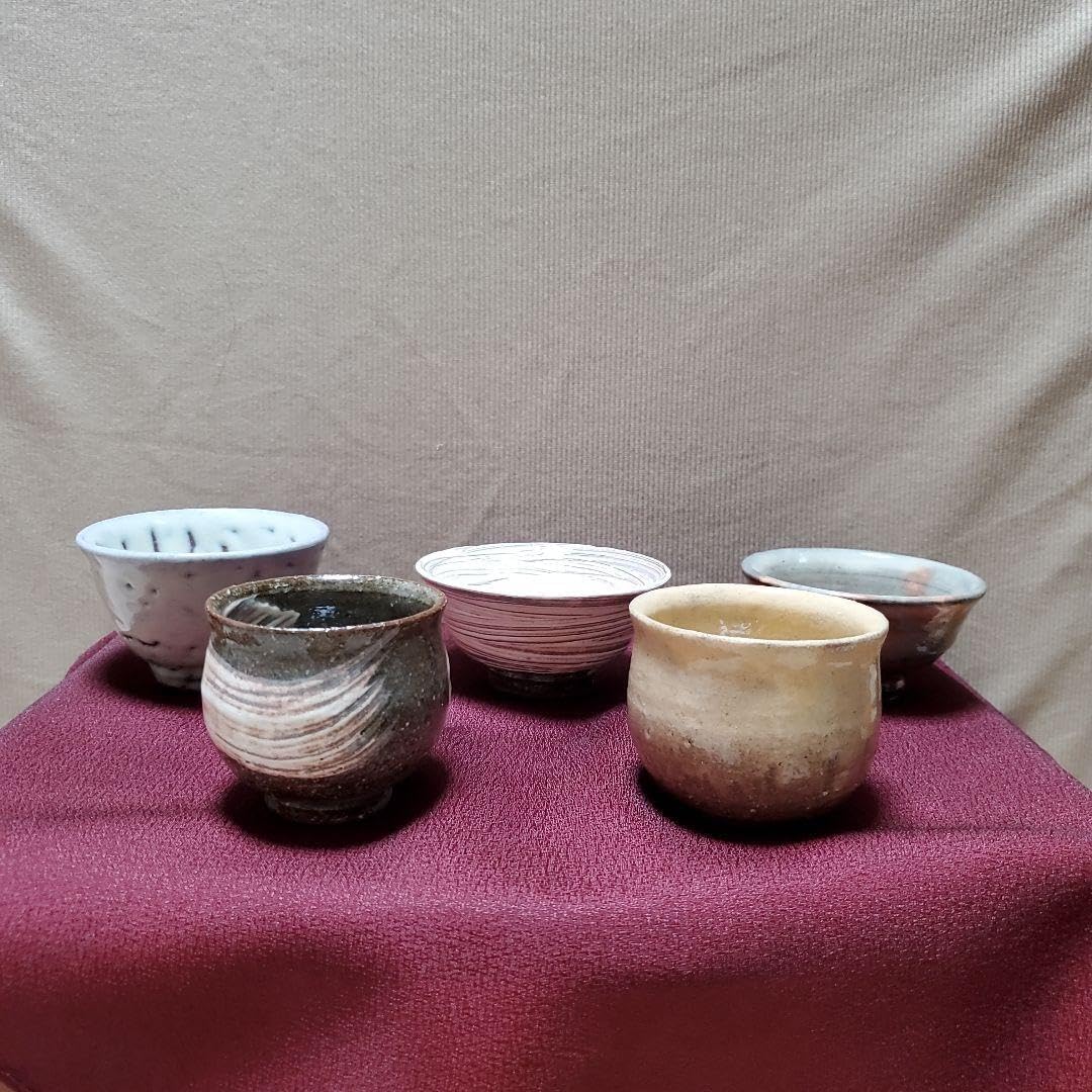 萩焼 12代 田原 陶兵衛 ぐい吞み 盃 酒器 共箱 栞 12代陶兵衛 ぐい吞