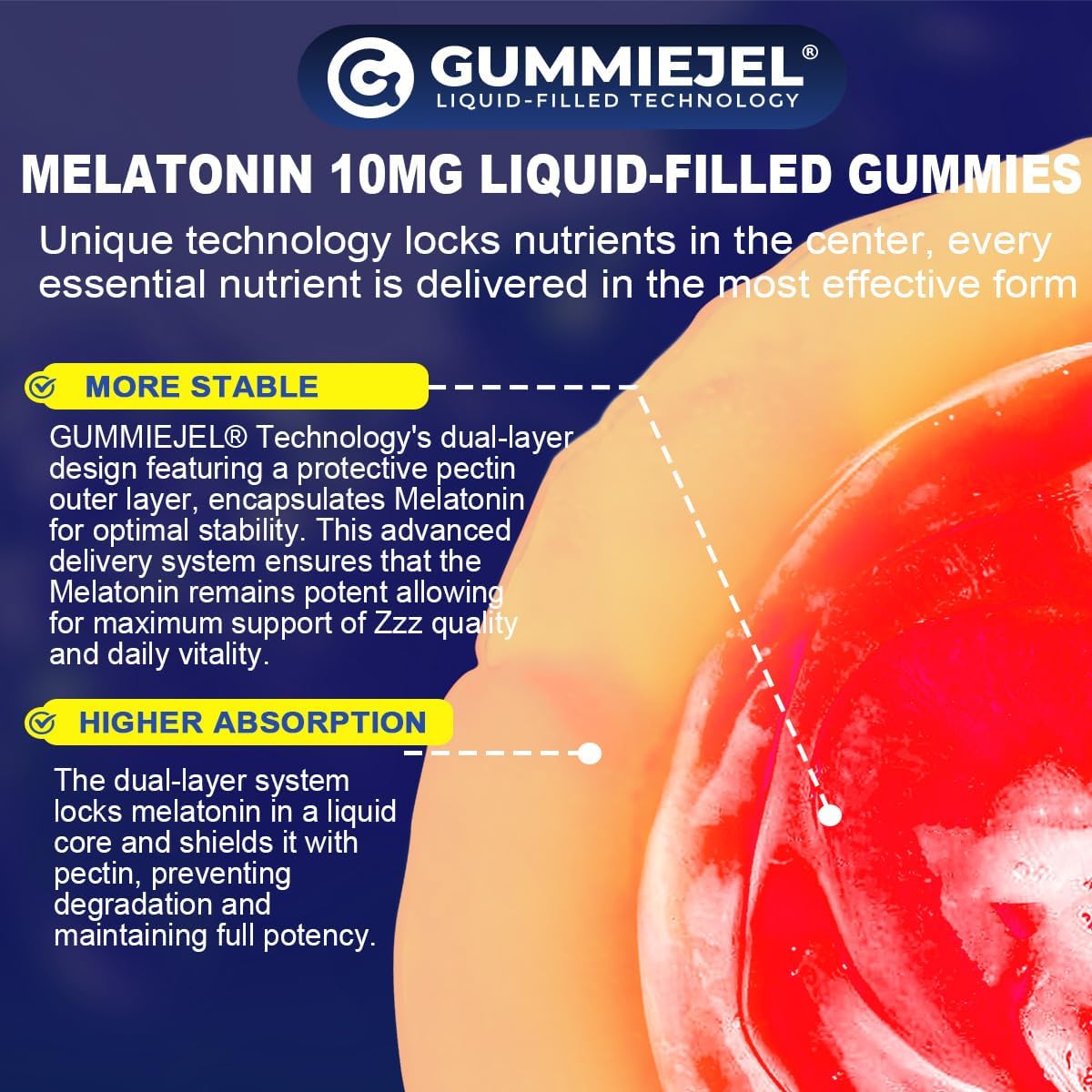 2 Pack Sugar Free Melatonin Gummies 10mg 20mg Magnesium Glycinate Melatonin for Adults, Ashwagandha, L-Theanine, B6, B12, Lemon Balm and Chamomile for Deep Relaxation, Antioxidant, Vegan,120 Day