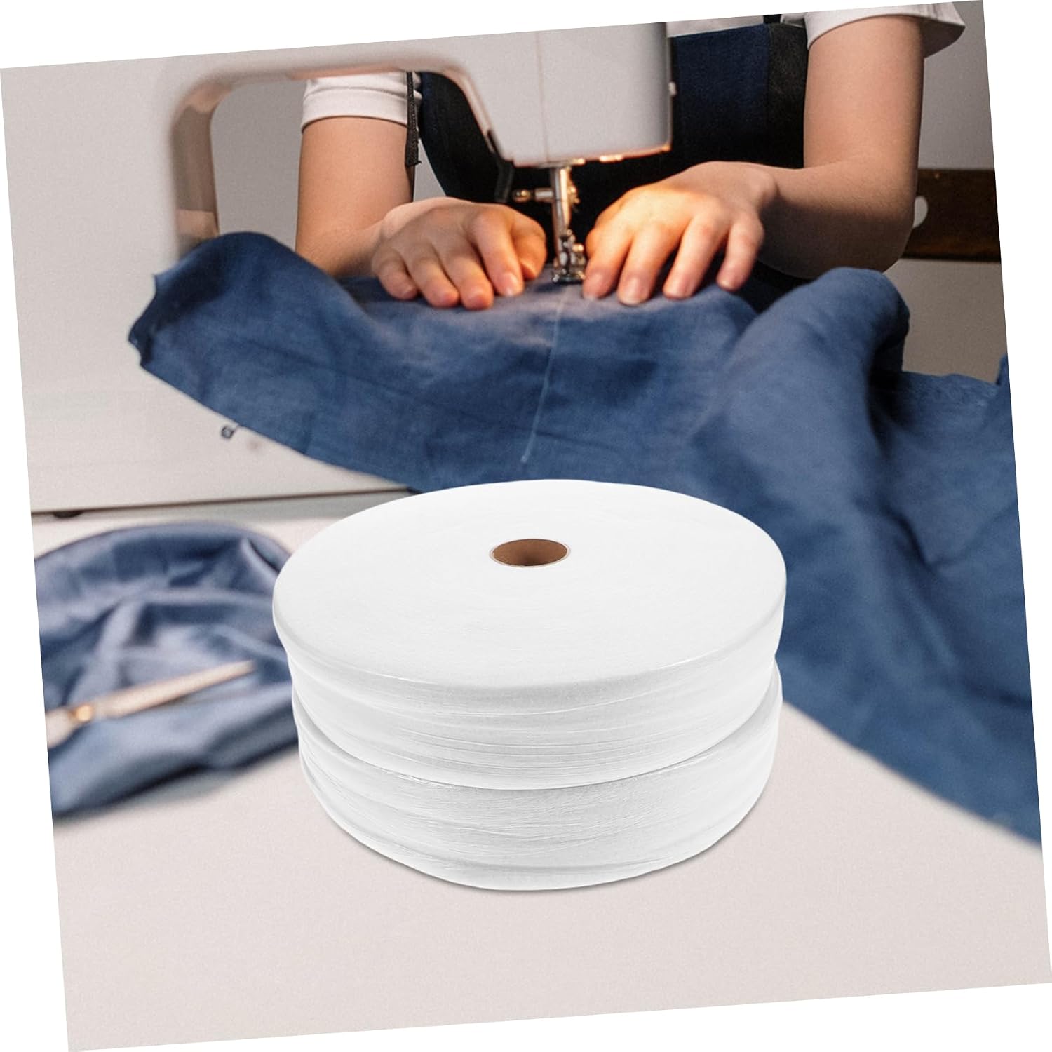 NUOBESTY 2rolls Cotton Mixed Batting Roll for Quilting Rug Carpet Wallet Decorative Crafts Soft Lightweight