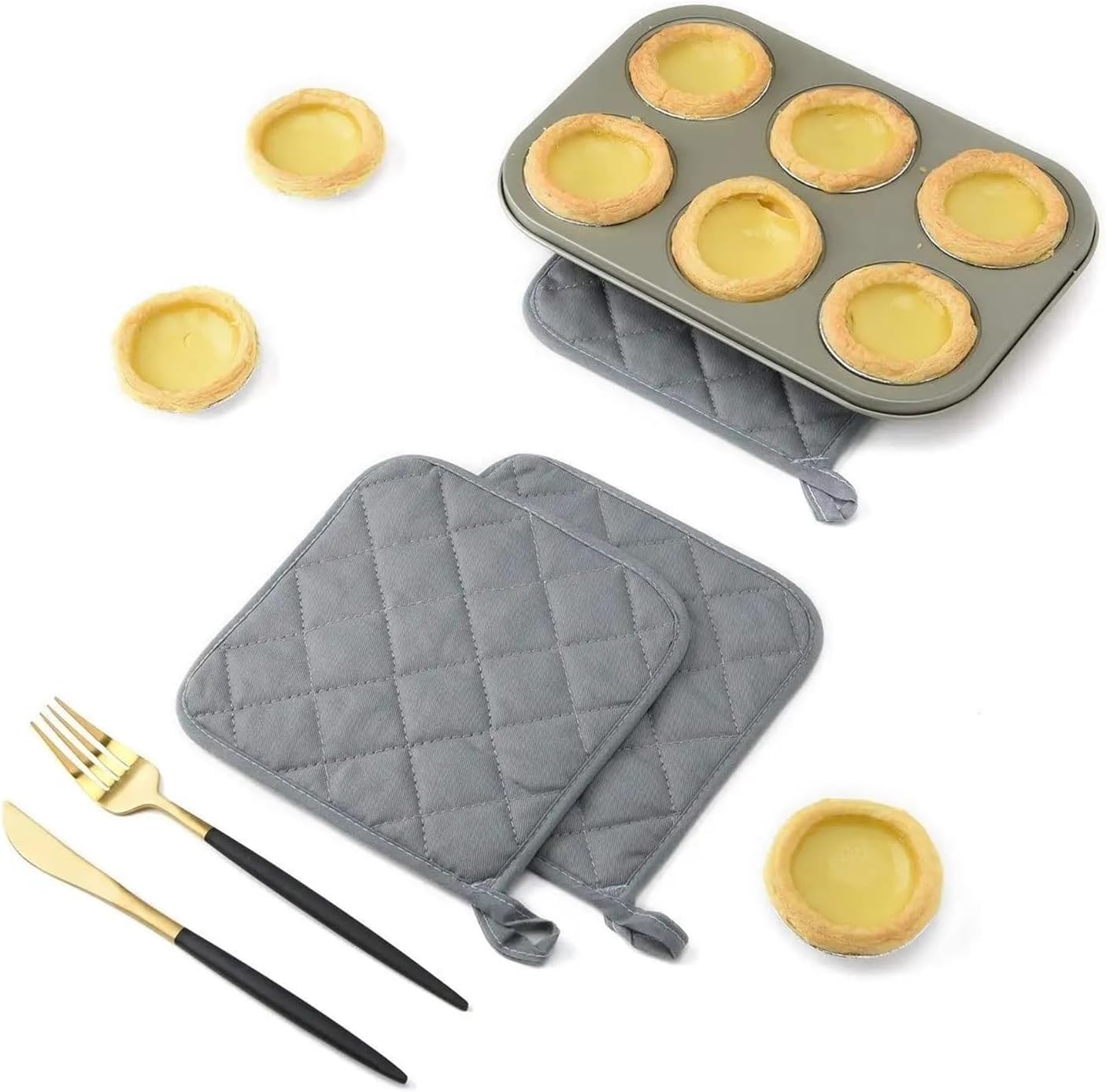 1pc Pot Holders Heat Resistant Potholders Cotton Hot Pad Firm Grip Pot Holders Dining Table Mat Pot Holders Set Kitchen Tool