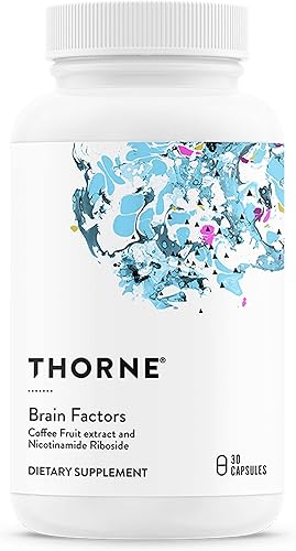 THORNE - Factores cerebrales - Suplemento para la salud cerebral con ribósido de nicotinamida, extracto de fruta de café y betaína anhidra - Apoya