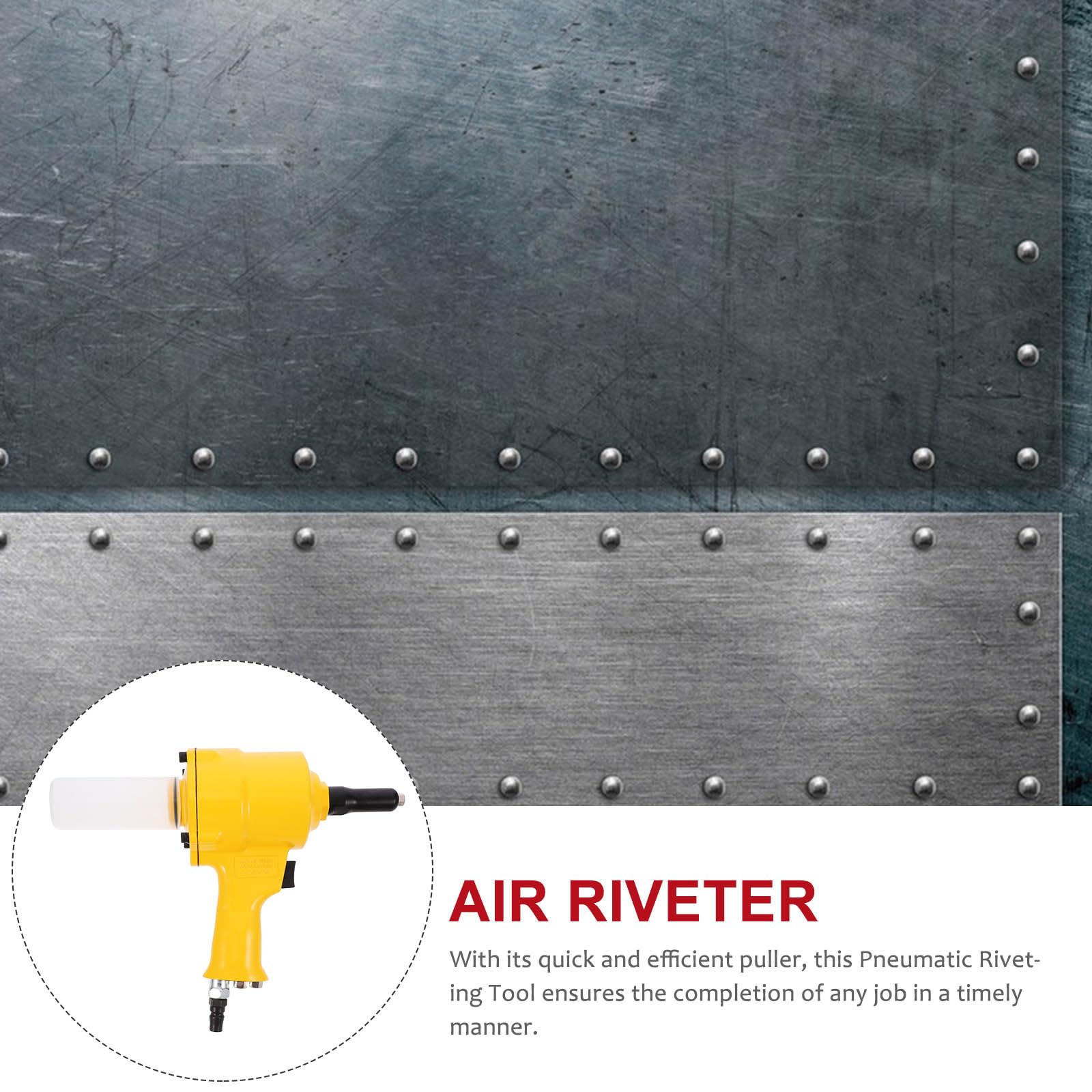 Remachadora Neumática de Tuercas Diseño Ligero y Dos Garras, Herramienta Manual de Aleación de Aluminio E Hierro para Uso Industrial y Alta Durabilidad