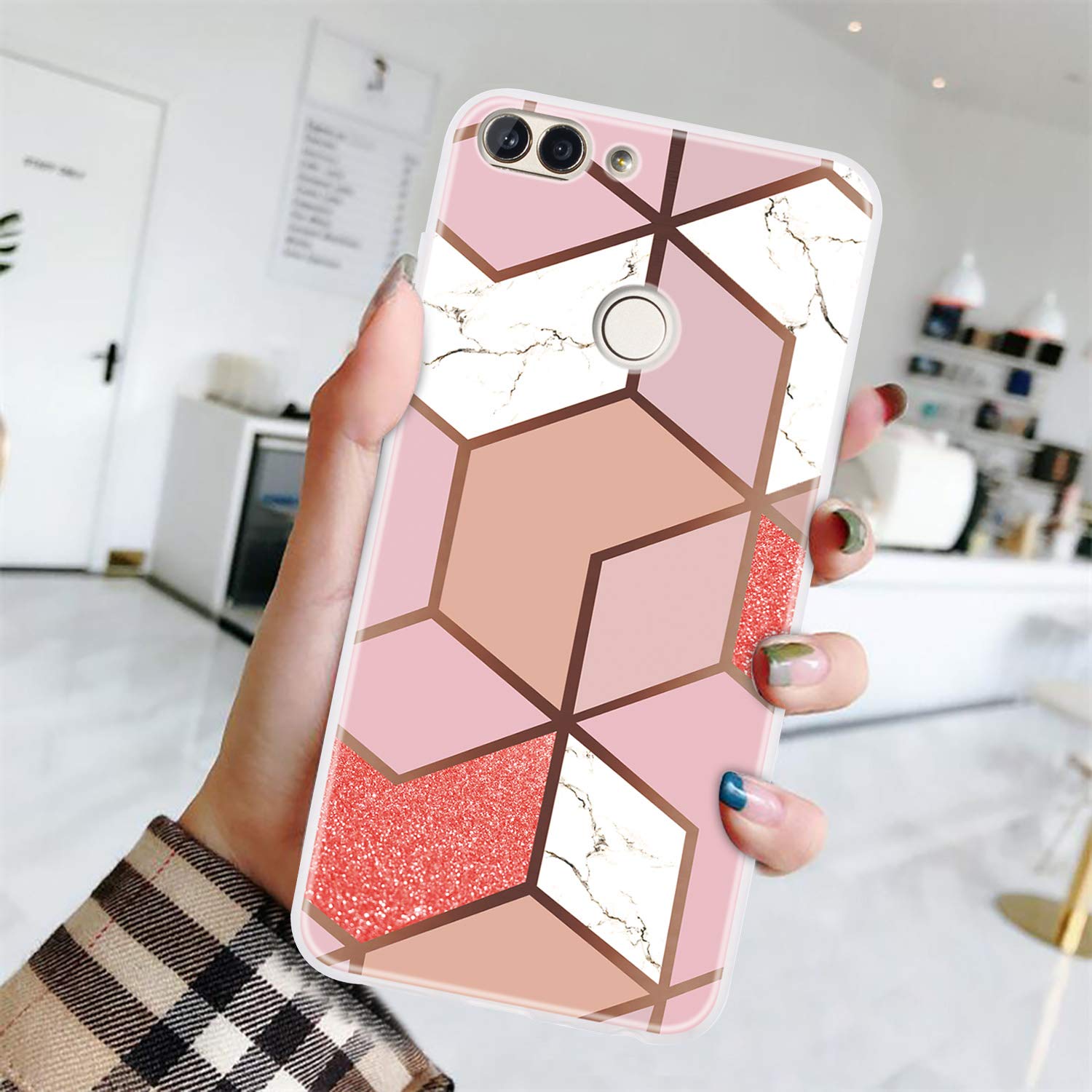 CUAgain Coque Compatible Avec IPhone 8 Plus/iPhone 7 Plus Transparent