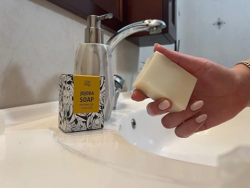Miniatura 9 de Jabón de Jojoba Aceite Natural 100% Puro Orgánico Aceite de Jojoba Barra de Jabón Cuerpo Puro Jabón con Jojoba y Aceite de Oliva