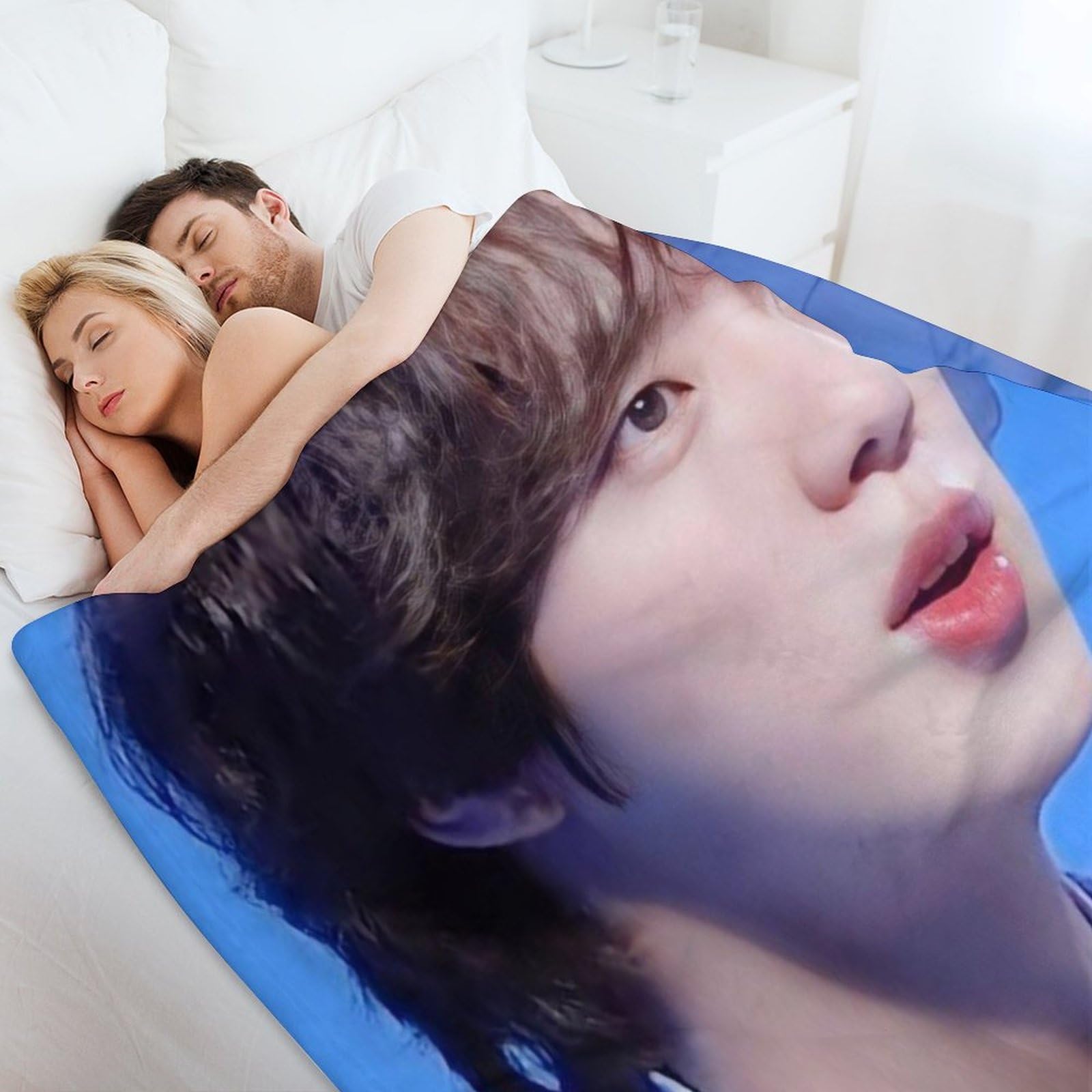 Amazon｜BTS Jin ブランケット 掛け毛布 洗える 耐久性 毛布