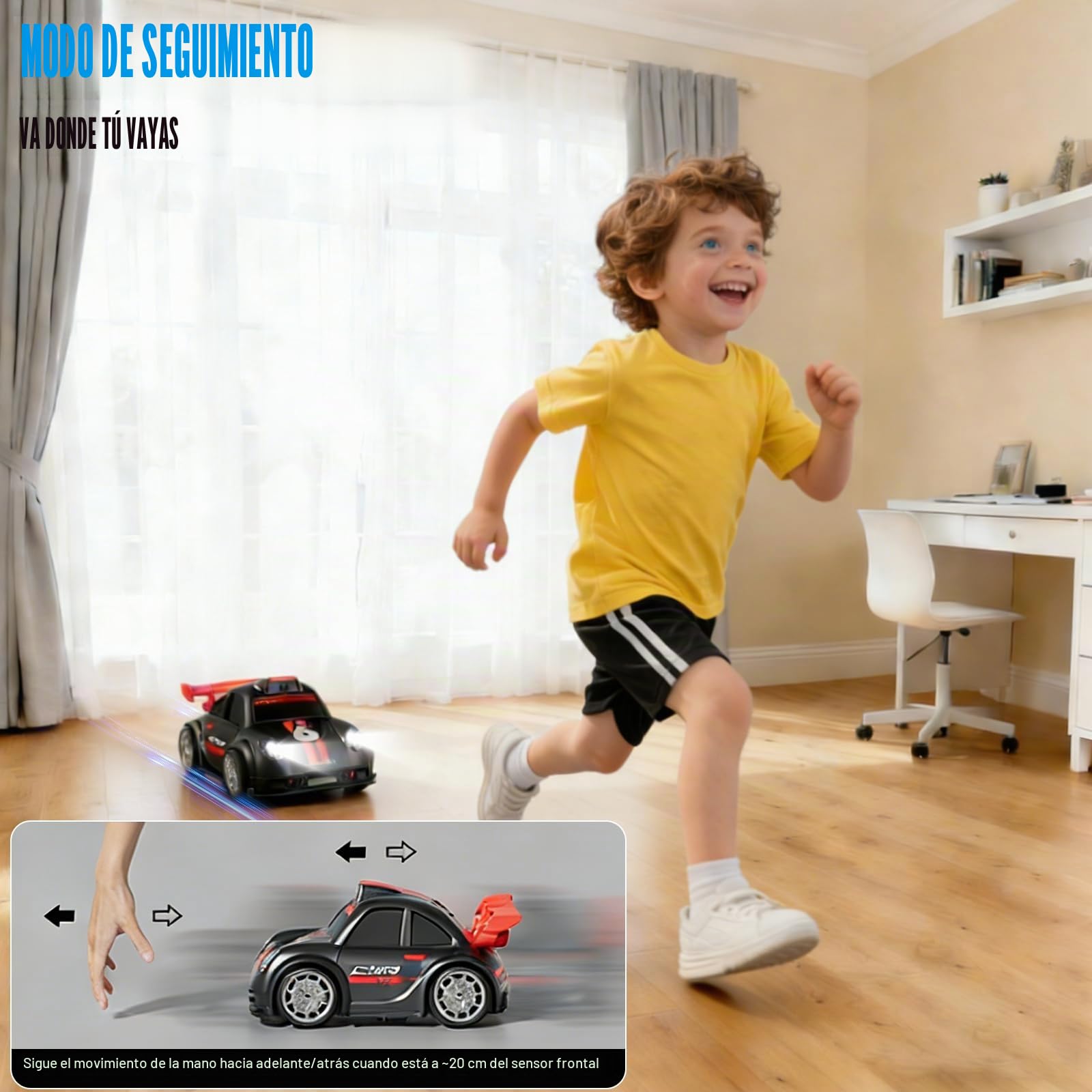 OBEST Coche Teledirigido con Cámara,Control Remoto Drift Auto de Pantalla 2,4 Pulgadas, Transmisión WiFi, RC Fotografía Juguete con Lector de Tarjetas de Memoria, para Adultos y Niños