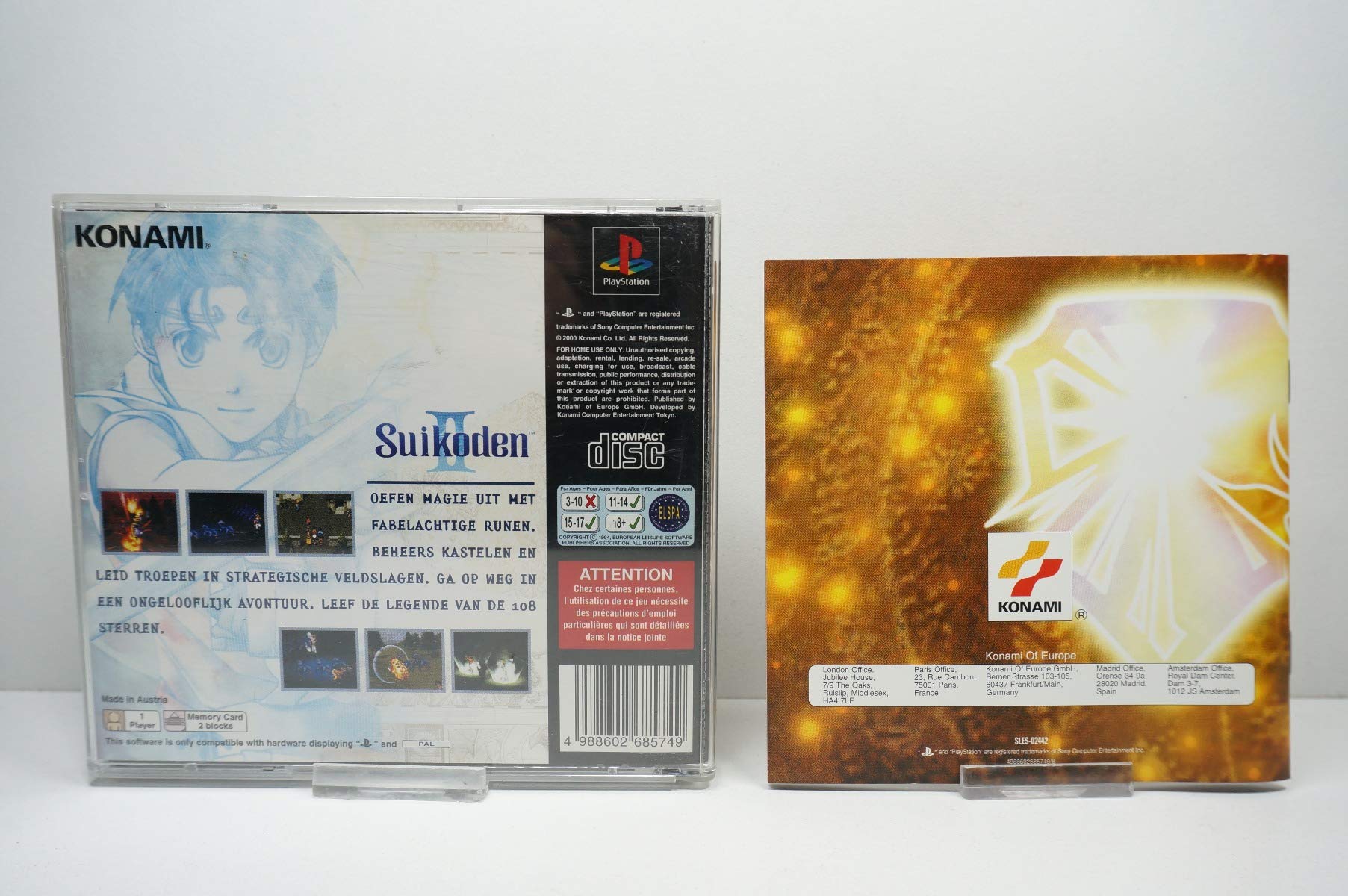 Suikoden 2 - PS1 Loose Version Française PlayStation Sony
