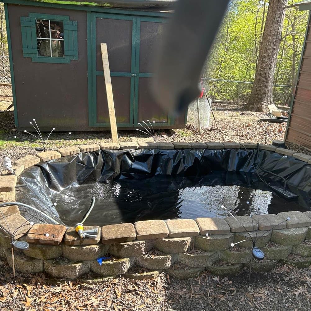 HDPE Staw Liner Trwała wodoodporna folia do fontann krajobrazowych, strumieni wodospadu, stawów rybnych