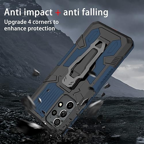Miniatura 2 de Funda compatible con Samsung Galaxy A53 5G con protector de pantalla integrado, protección completa, parte trasera dura con parachoques suave,