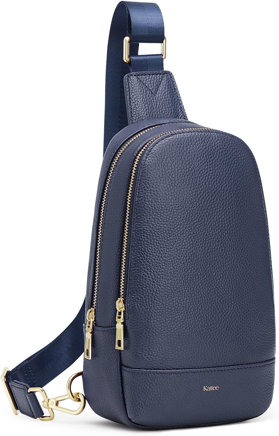 Kattee Sling Bag for Women Crossbody, Soft Leather Fanny Packs for Women, Small Crossbody Chest Bag with RFID Blocking