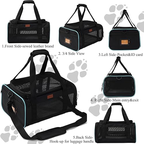 Cat Carriers Soft Small Dog Carrier Airline Approved — alternate angle
