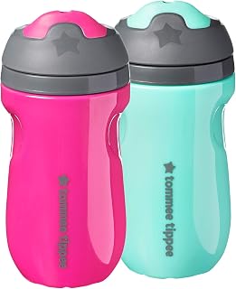 Tommee Tippee Insulated Sippee Toddler Tumbler Cup – 12+ months, 2 Count (Pack of 1)