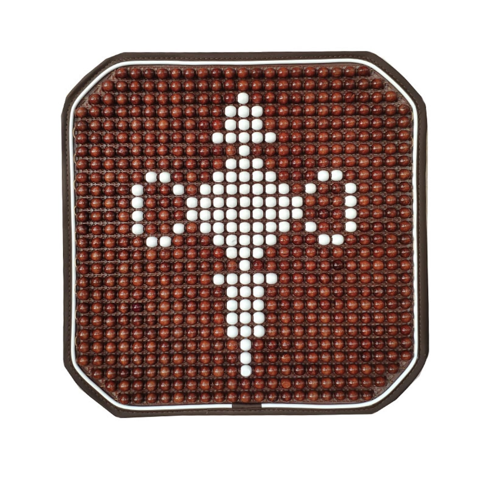 Coussin assise respirant en perles en bois silicone antidérapant