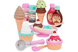 Toy Food - 21 Pcs Ice Cream Kitchen Toys for Kids