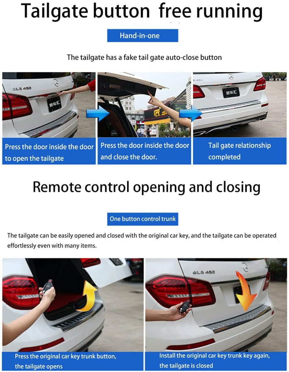 Electric Tailgate Lift Kit Auto Power Trunk Rear Door Lift Support Fits for Toyota CHR CH-R 2017-2023