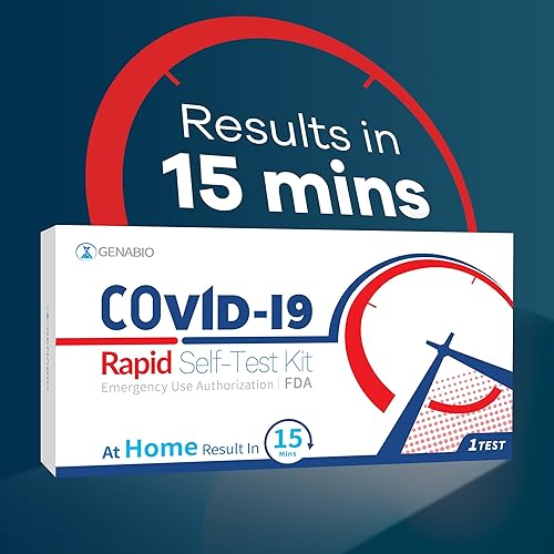 Miniatura 24 de Genabio Kit de autoprueba rápida de antígeno COVID-19 (204 pruebas) - Autorizado por la FDA EUA Resultados en el hogar de 15 minutos Hisopo