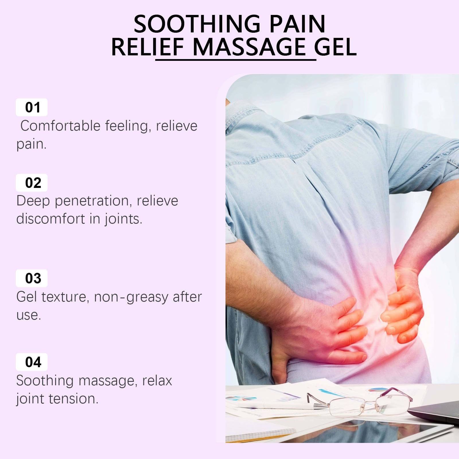 Gel Anti - Douleur Articulaire,Gel de compression lombaire