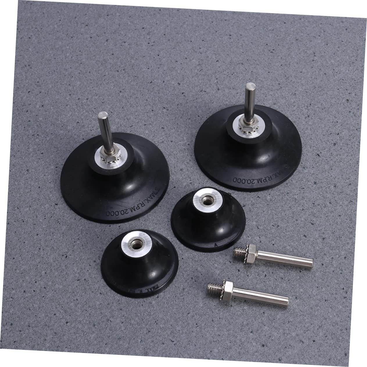 Zerodeko 4pcs Pad Holder for Angle Disc Design for Easy Use Compact for Sanding and Polishing for Crafts and Professional Applications