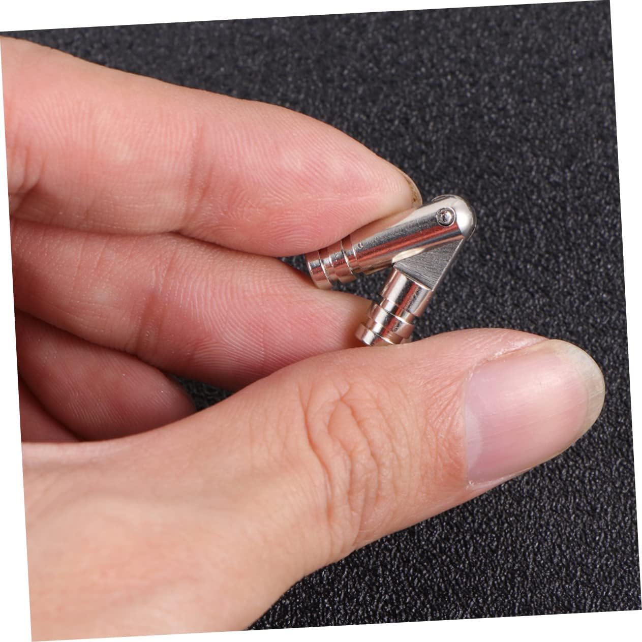 Mikikit 100pcs Heavy Duty Box Hinge Spring Hinge Cylindrical Self Closing for Jewelry Boxes