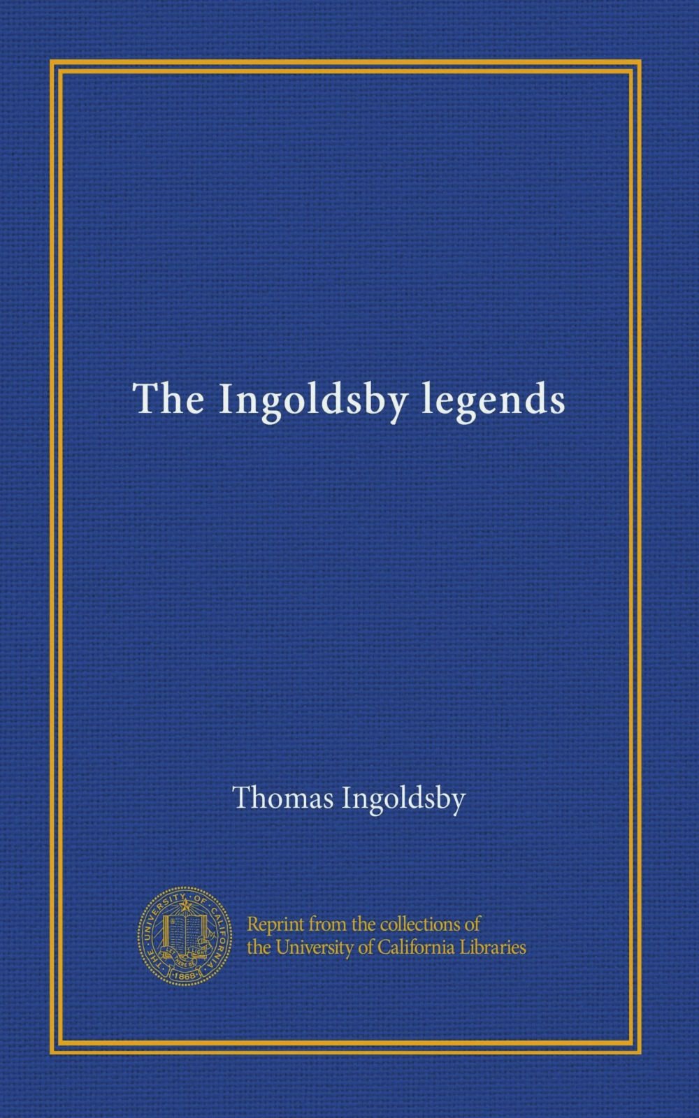 インゴルズビー伝説 The Ingoldsby Legends 1898年 インゴルズビー伝説 The Ingoldsby Legends 1898年