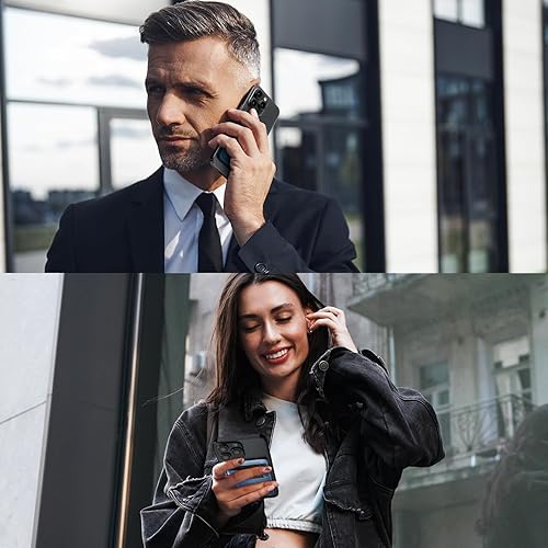 Miniatura 7 de VULKIT Cartera magnética para teléfono MagSafe, bloqueo RFID, cartera con tarjetero para iPhone serie 1615141312 y funda para teléfono con MagSafe