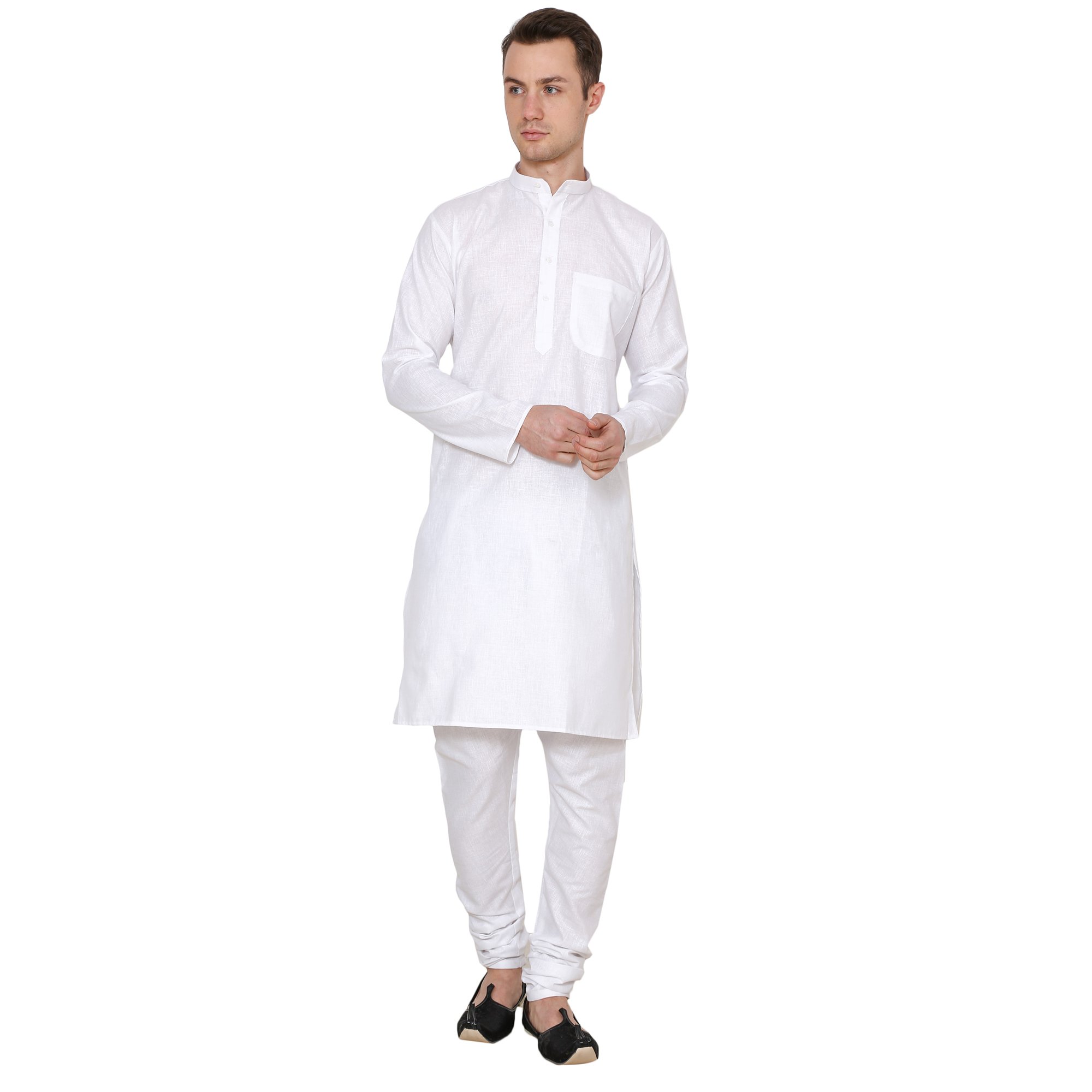 royal kurta Men's Cotton Kurta Pyjama Set-picture-14