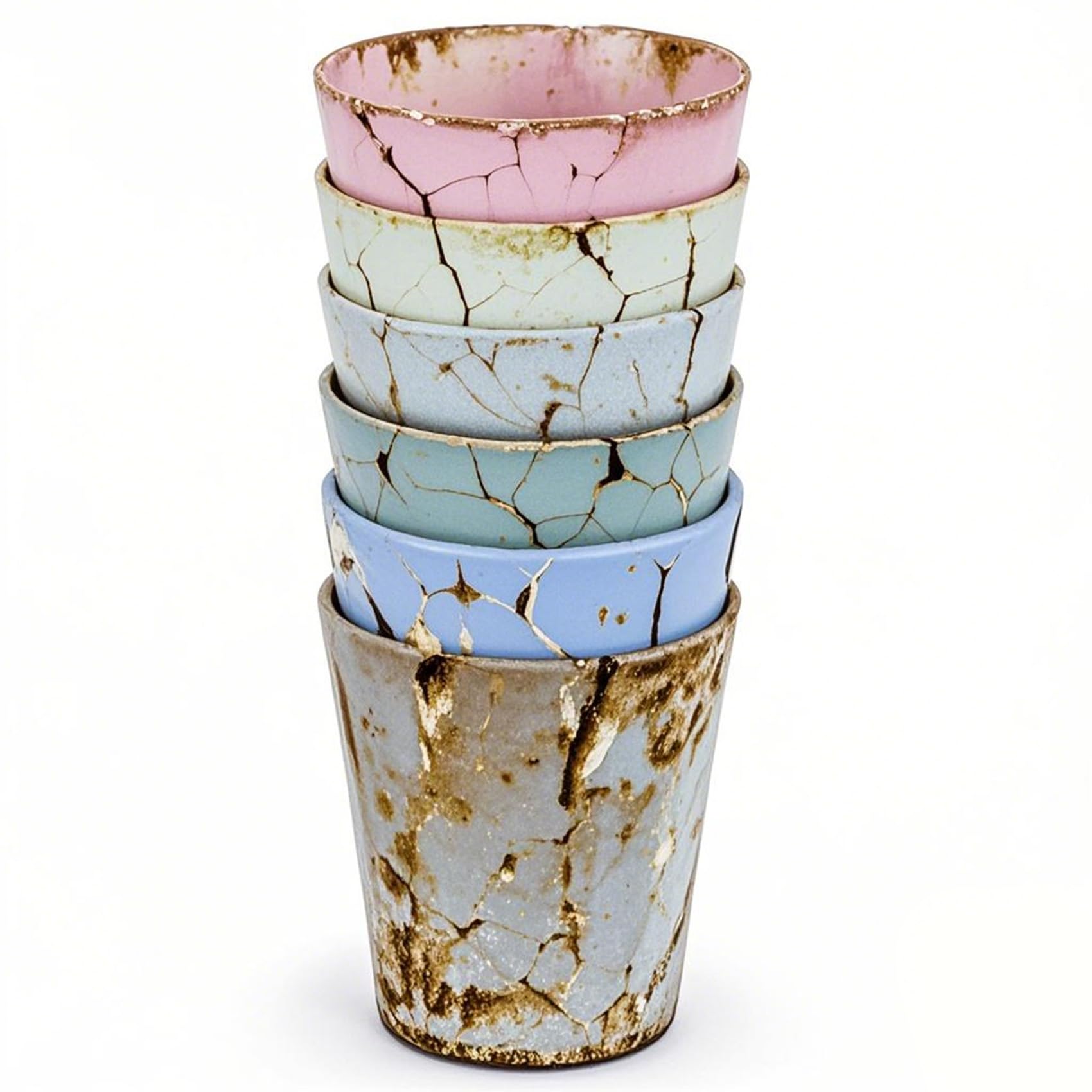 HM-tech 4pcs Bamboo Kids Cups (10oz) for Baby feeding, Non Toxic & Safe Toddler cups for Drinking，Eco-Friendly Tableware for Baby Toddler Kids Bamboo Kids Dinnerware sets，03