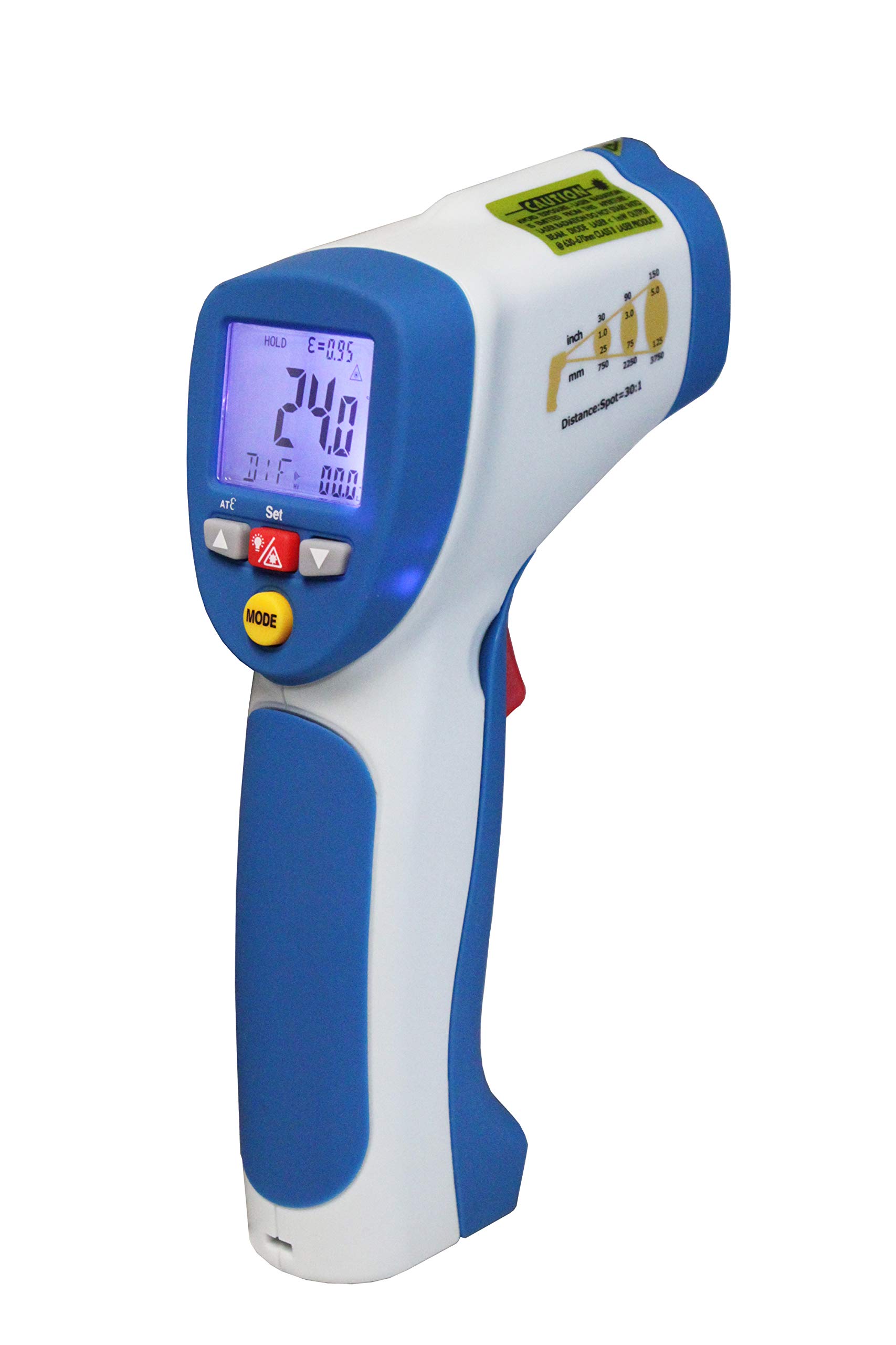 PeakTech 4950 - Infrarotthermometer 850°C IR-Thermometer mit Typ-K