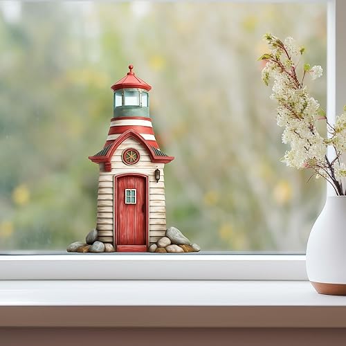 Miniatura 3 de Decoración de la casa de la playa del océano de la puerta del faro - Adhesivo de pared 3D para puerta de hadas